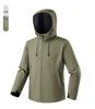 7A Antibacterial Waterproof Softshell Fleece Hooded Jacket: Outdoor Climbing & Casual Wear