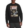 Star Wars Unisex Adult Falcon Darth Vader Retro Comic Sweatshirt