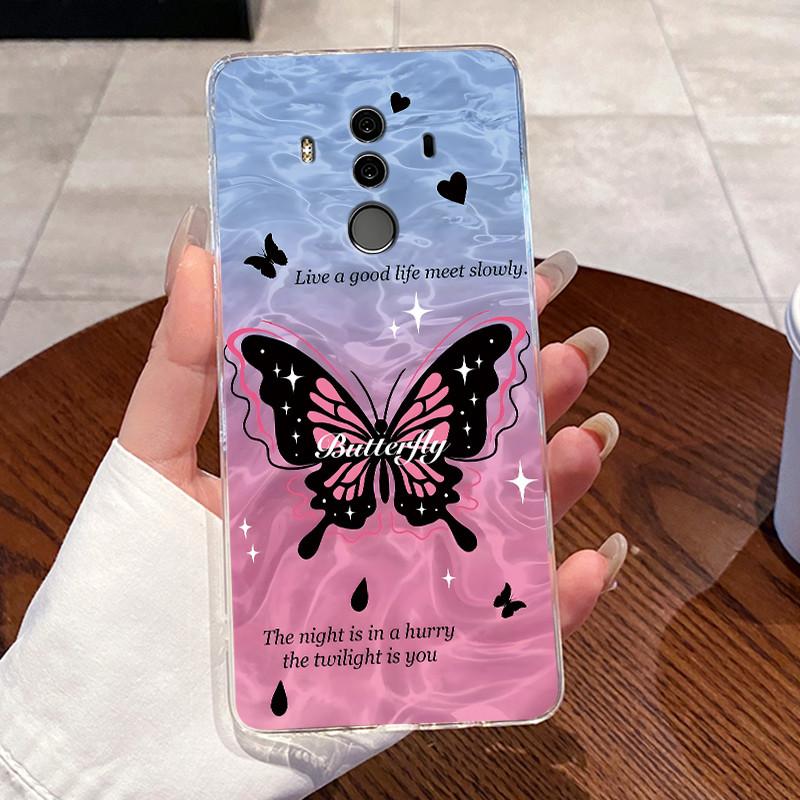 For Huawei Mate 10 Pro Capa Huawei Nova 2i Fundas Huawei Mate 10 Lite Covers Clear Silicone Soft TPU Coque Cute Cat Phone Case