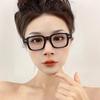 Vintage Small Rectangle Anti Blue Light Women Reading Glasses Designer Fashion Man Clear Glasses Square Hyperopia +1.0 To +4.0