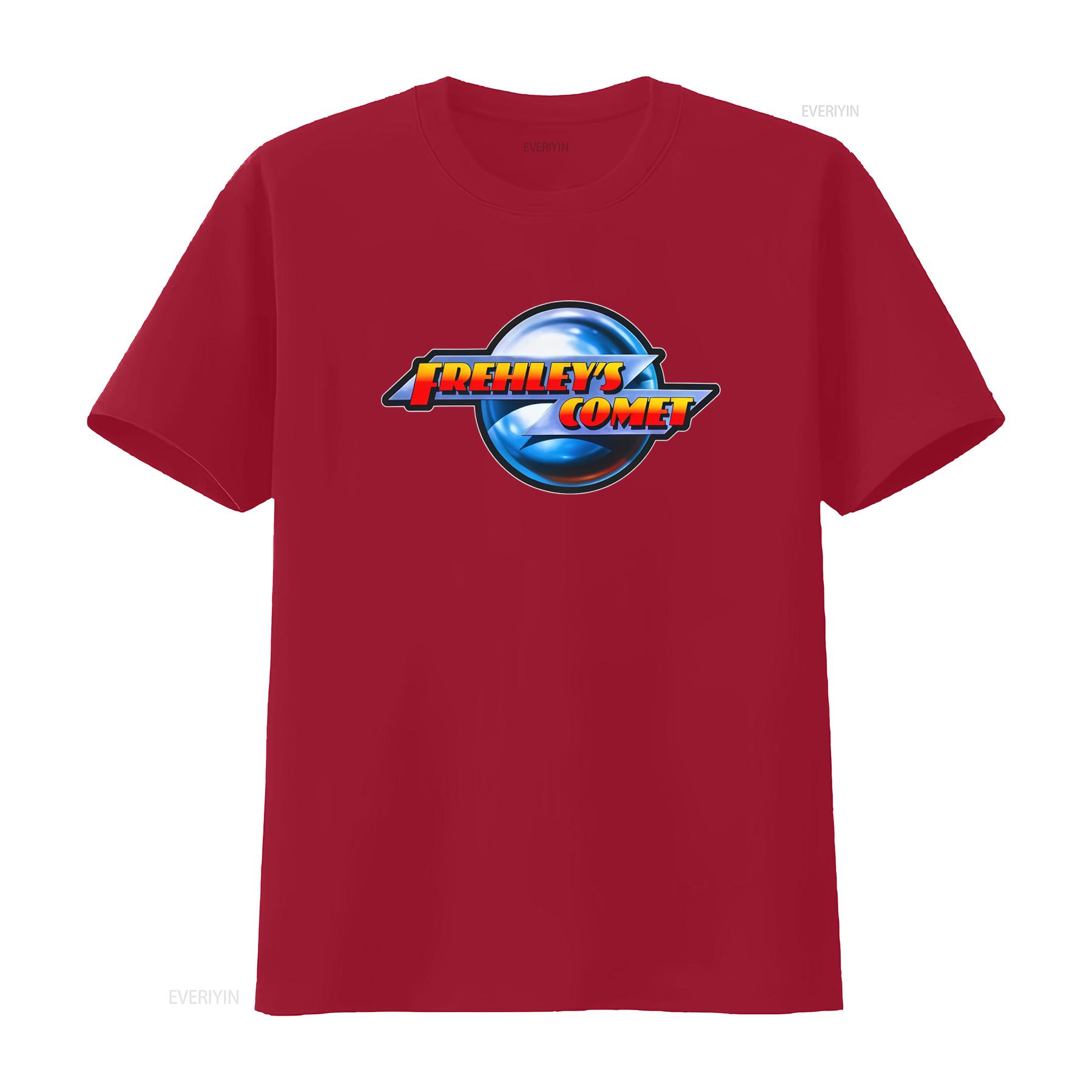 

KISS Ace Frehley Frehleys Comet T Shirt for Men vintage Washed Breathable fashion Versatile Slightly Casual Comfortable S
