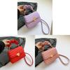 Minimalist Pu Small Square Bag For Daily Use With Shoulder Strap