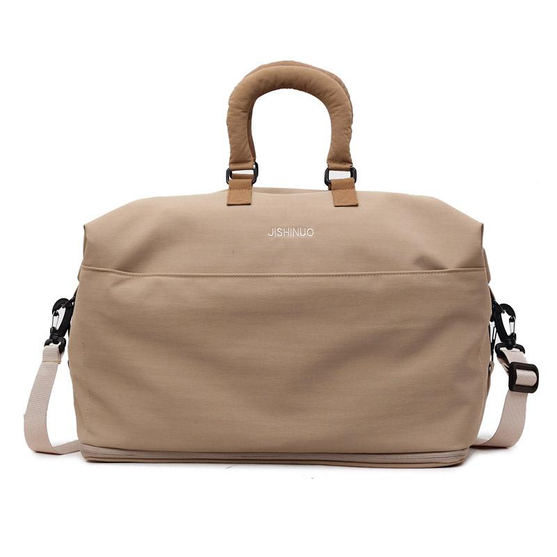 Expandable large-capacity travel bag women's short-distance fashion hand luggage bag swimming storage bag sports fitness bag men