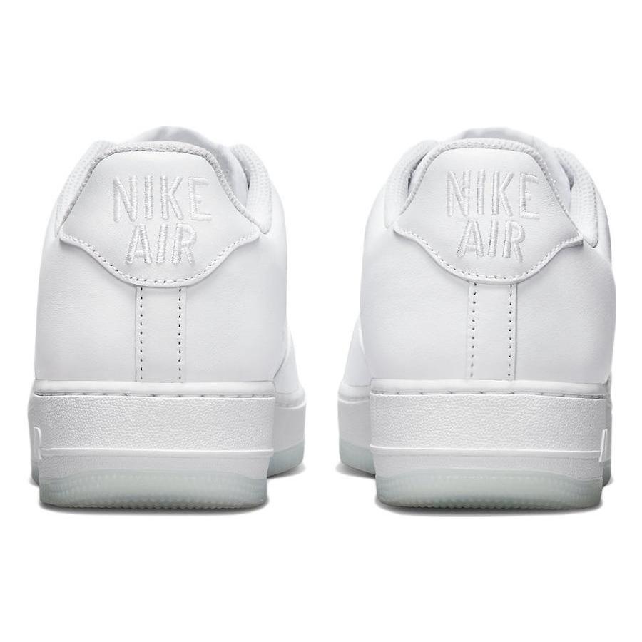 New Nike Air Force 1 Low '07 Retro Color Of The Month Jewel Swoosh Triple White FN5924-100