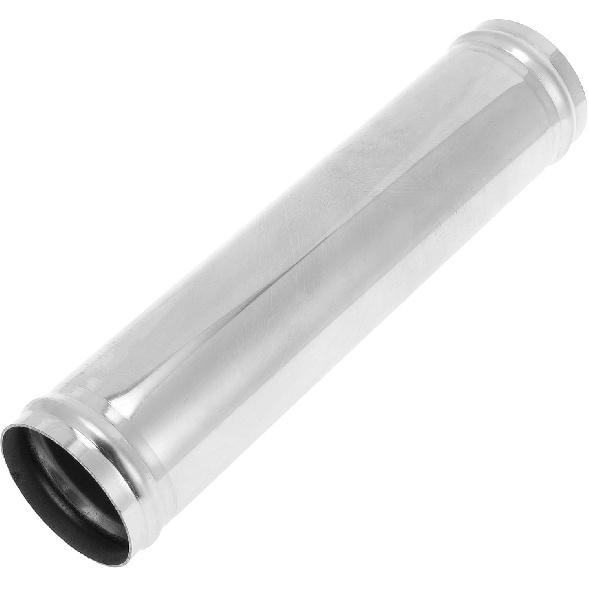 

Motoforti 4 OD Straight Exhaust Pipe Tube with Bead Roll Car Exhaust Pipe Tubing Piping 10 End Length T304 Stainless Steel Silver Tone 2 OD