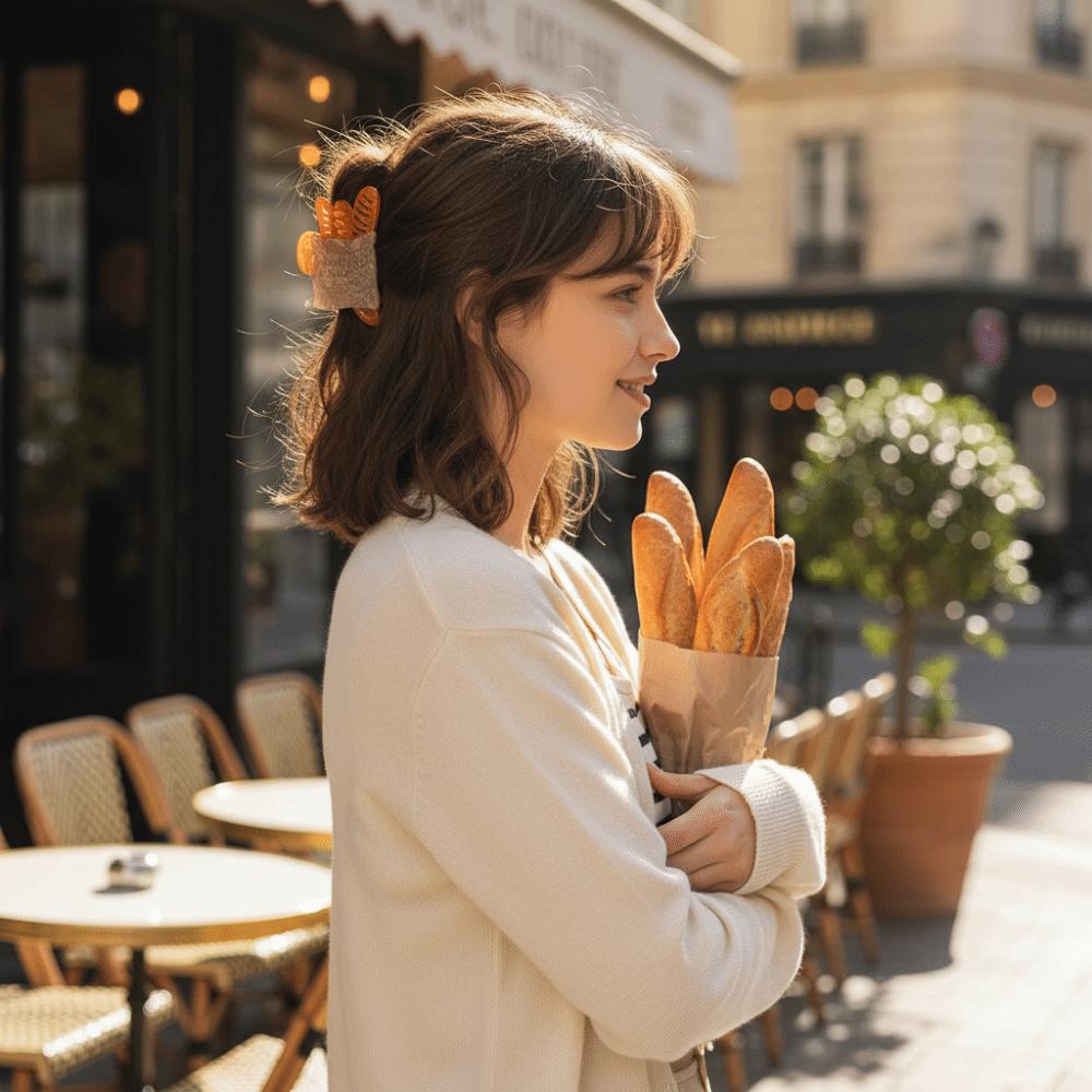 Acetic Acid Animal Hair Clip Dessert Dog Shark Clip Creative Hairpin  Daily