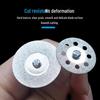 Diamond Cutting Disc for Jade, Glass, and Stone - Mini Electric Grinder Blade for Grout and Seam Cleaning