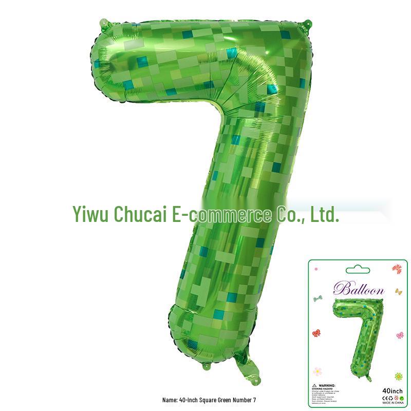 Décoration Bandeau Rayé à Carreaux Vache Dégradé 40" - Grand Chiffre pour Scène de Fête d'Anniversaire de Bébé