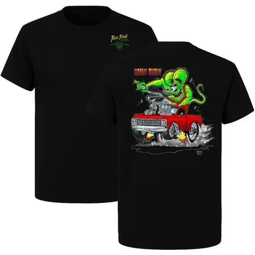 Rat Fink Heavy Chevy T-Shirt, Hot Rod Cartoon Graphic Tee L