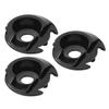 3Pcs Sewing Machine Bobbin Case Wear Resistant Bright Black Bobbin Case Holder for 505A508700