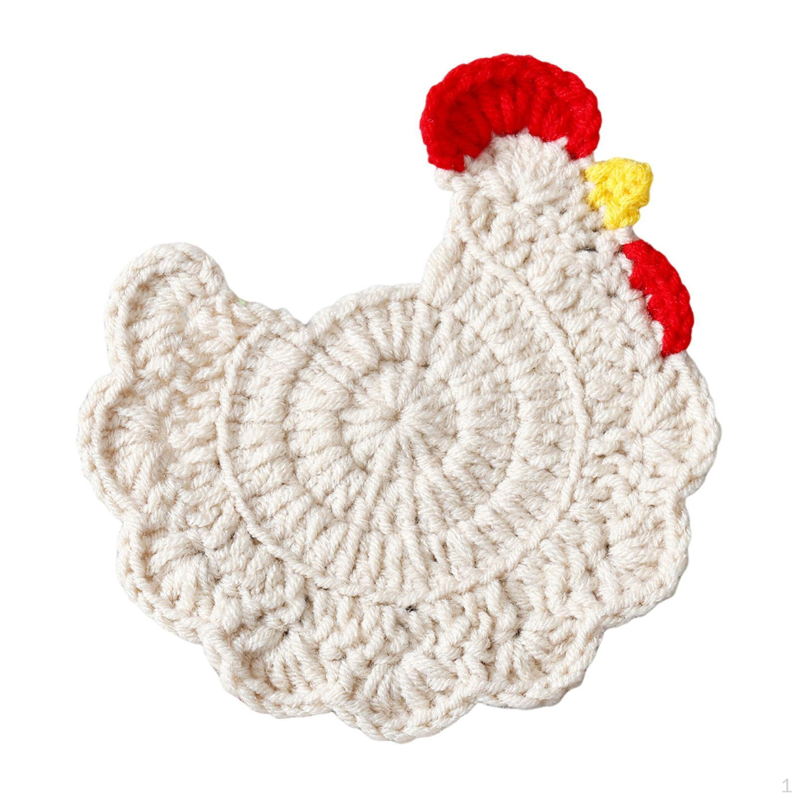 

Coasters, Home Decor, Heat Resistant, Animal Themed, Decorative Coasters for Dining Table білий