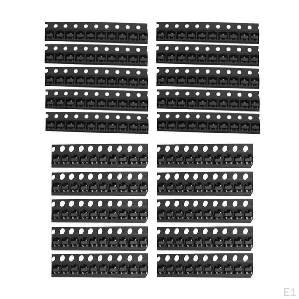 100Pcs 2N3904 1AM 40V 200Ma NPN Transistor SMD SOT23