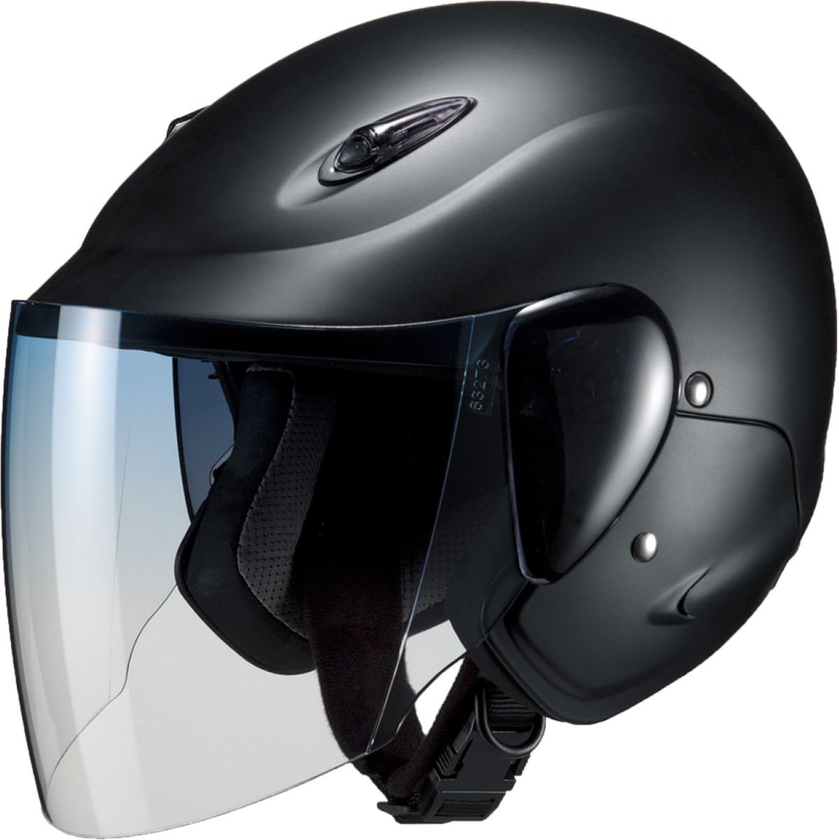 

MARUSHIN Motorcycle Helmet Matte Black Free Size Semi-Jet M-510 (57~60CM)