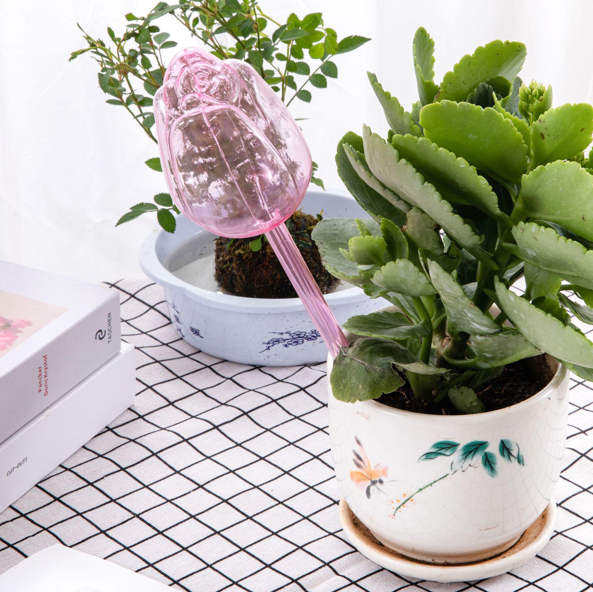 

Автоматическое стеклянное устройство для поения птиц - капельница для путешествий и решение для ленивого полива Single Pack