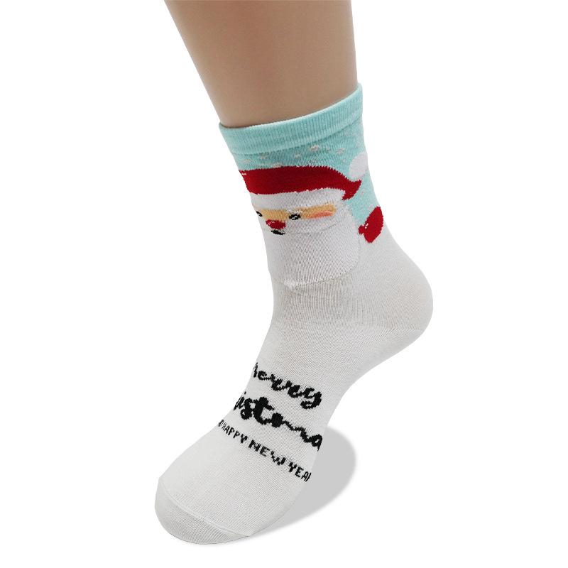 50 Christmas Stocking Styles: Autumn/Winter Cartoon Mid-Calf Socks, Perfect Holiday Gift