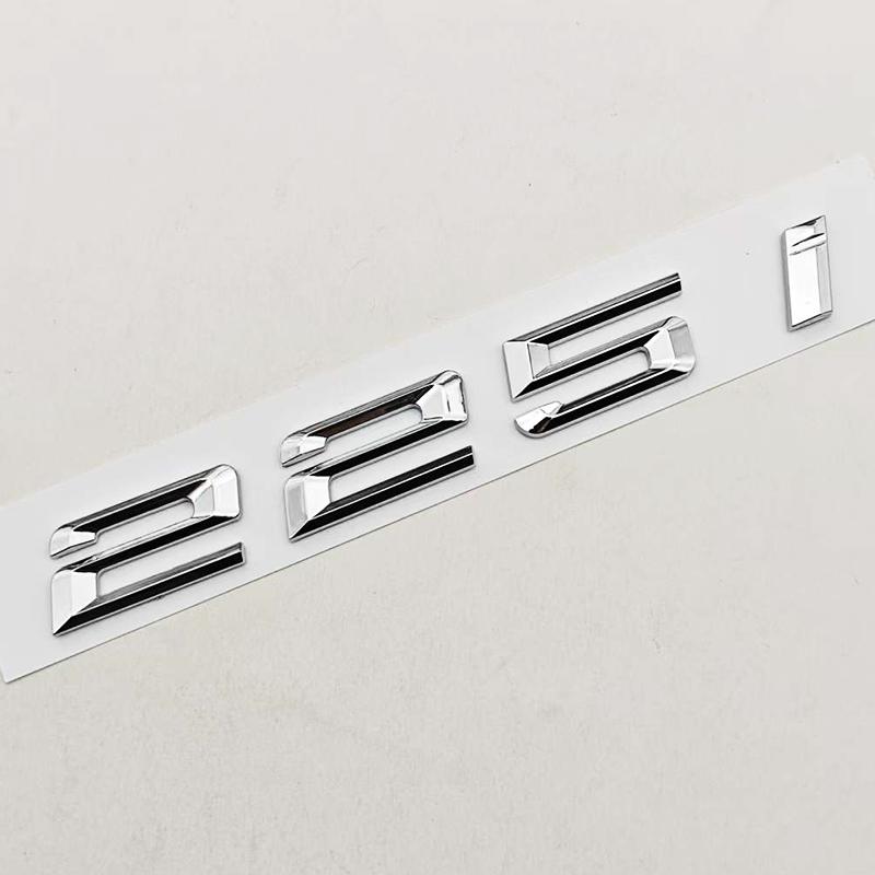 3D ABS Car Styling Logo 230i 220i 218i 225i Badge Sticker Rear Trunk Emblem For BMW 2 Series 230i 220i 218i 225i Accessories