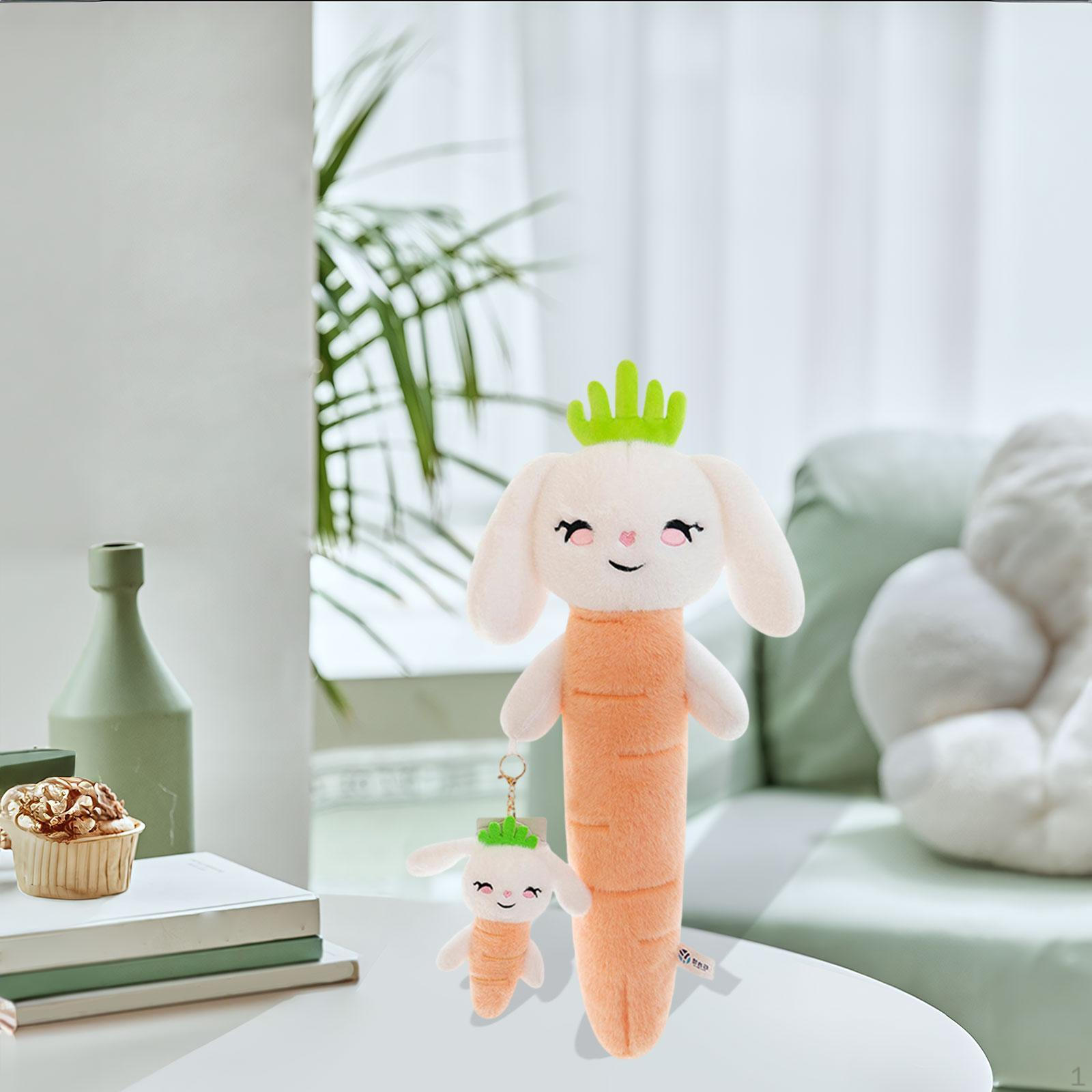 

Морковный кролик плюшевая кукла обнимашка подушка милое украшение для дома декоративная подушка мягкая игрушка для девочек 50cm
