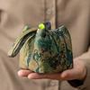 Portable Silk Travel Tea Set Bag for Outdoor Tea Ceremony