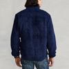 Polo Ralph Lauren SS22 Solid Color Fleece Stand Collar Spliced Fleece Jacket Men Jackets Navy-Blue MNPOKNI16821838-410