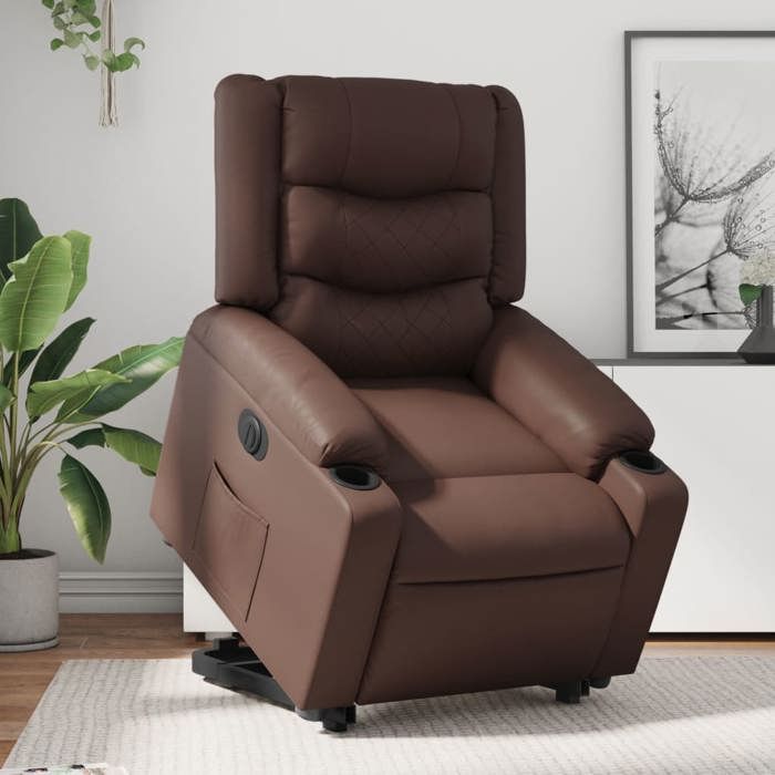 VidaXL Electric Recliner, Relaxation Chair with Adjustable Backrest and Footrest, Living Room Seat 3206561