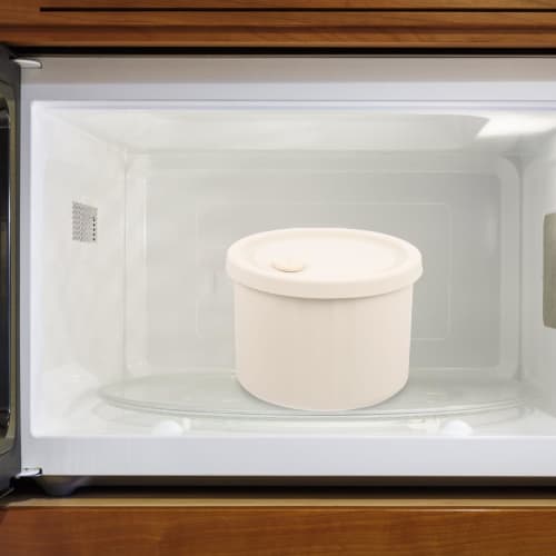 NUOLUX Silicone Lunch Box, Microwave Safe, Approx. 650ml, Lightweight, Round, Portable, Suitable for Commuting, Travel, Hiking, Camping, Picnics, Outd