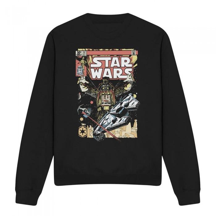 Star Wars Unisex Adult Falcon Darth Vader Retro Comic Sweatshirt