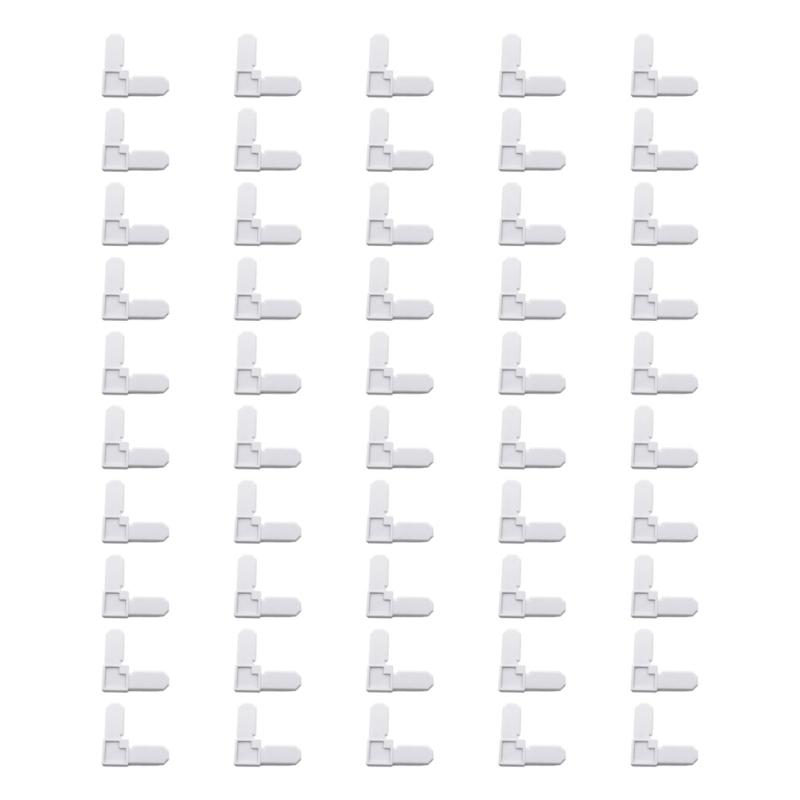 5/16x3/4Inch L Type Window Screen Frame Corner Connector Plastic Screen Corner Brackets For Home Renovation Enduring