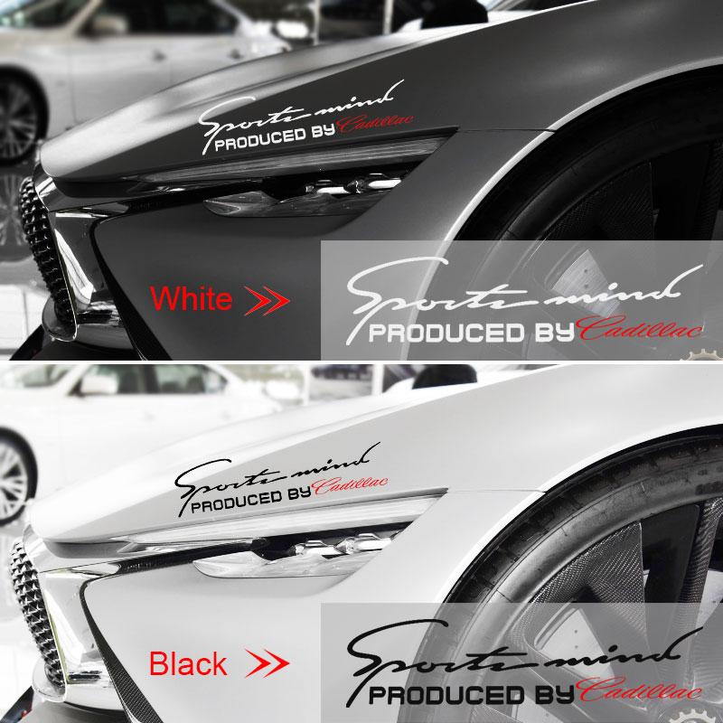 Car Light Eyebrow Sticker Personalized Headlight Decal For Cadillac XT5 XTS CTS BLS SLS DTS SRX Escalade Tiburon Deville