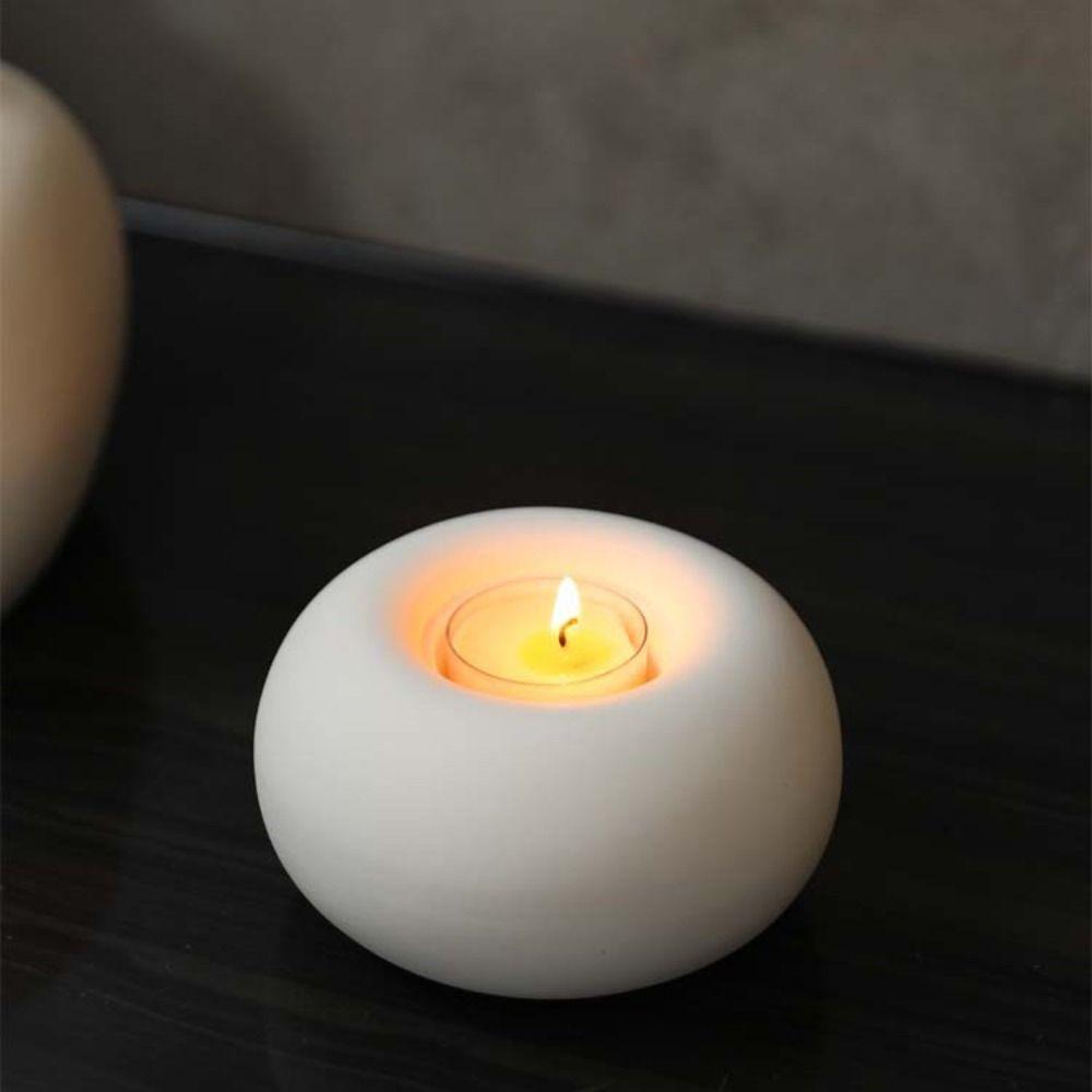 

Modern Candlestick Simple Style Wax Melt Burner Crafts Aroma Container Wedding S білий