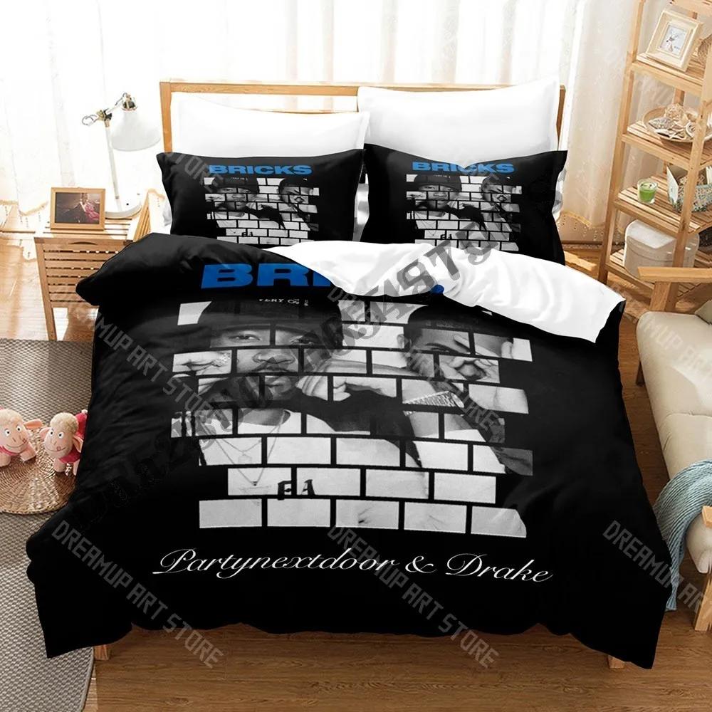 3D Print Partynextdoor 4 Bedding Set Single Twin Full Queen King Size Bed Set Adult Kid Bedroom Duvetcover Sets Personality