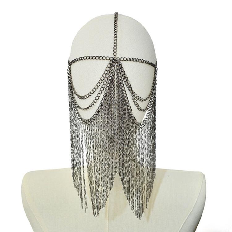 Tassels Face Chain Masquerade Mask for Halloween Costumes, Nightclub Party
