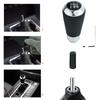 Lunsom Leather Shifter Knob 5 Speed Gear Shift Knob for Auto Manual Car (Black)