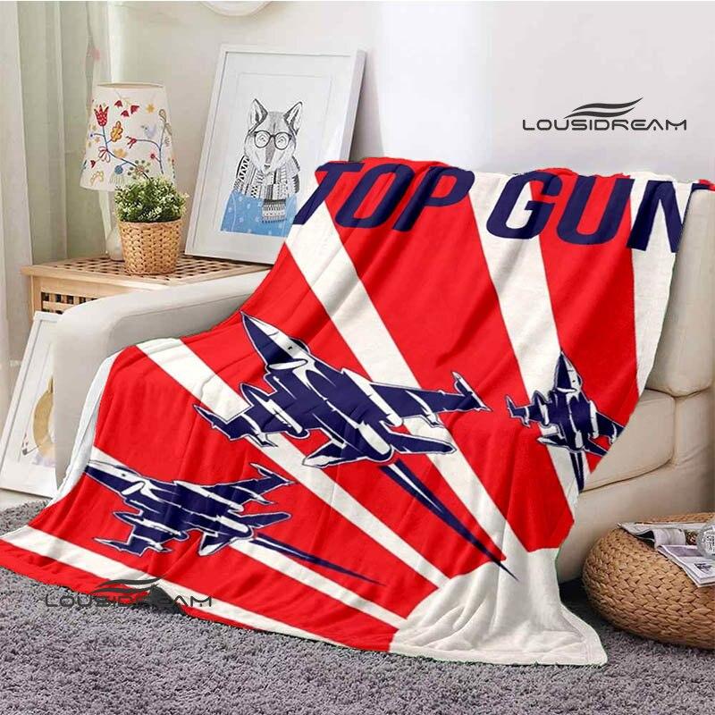 Classic Movie Top Gun Blanket Children's warm and beautiful blanket soft and comfortable blanket birthday gift