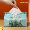 Bayipin Retro White Rose Rubber Tissue Box