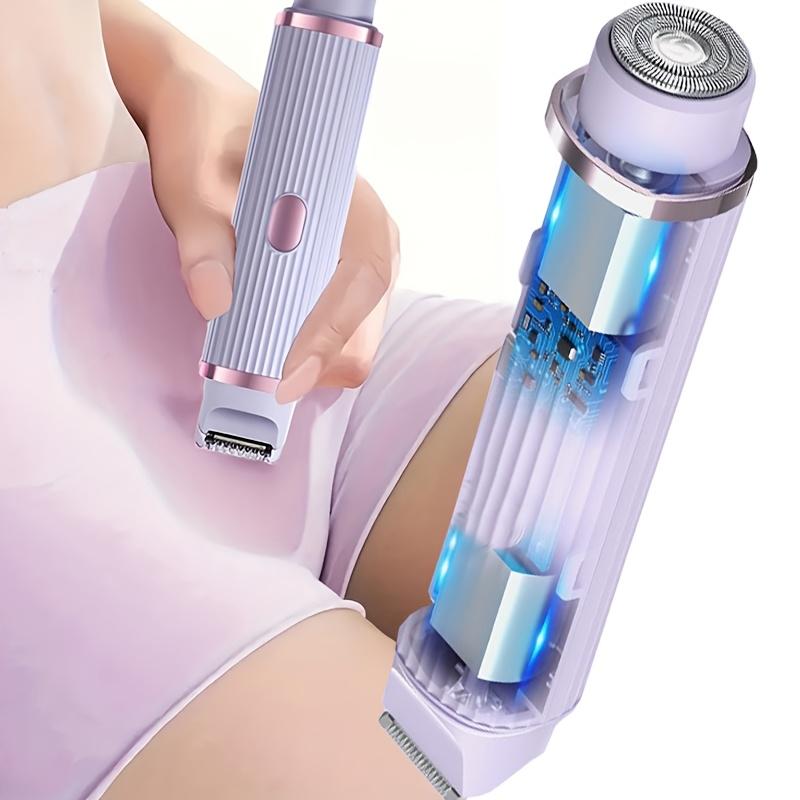 Women's Electric Shaver Hair Remover, Painless Body Bikini Trimmer, Wet/Dry Cordless Rechargeable Razor