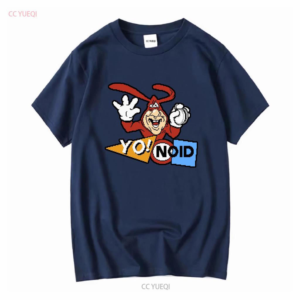 Yo Noid T Shirt New Small Med Large XL Classic 80s Video Game NES Pizza long or short sleeves vintage Washed fashion streetwear