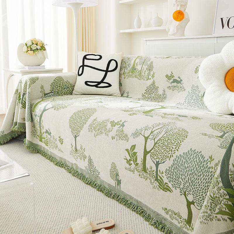 Chenille Internet Celebrity Sofa Towel Sofa Blanket Four Seasons Universal Sofa Cover Cloth with Imperial Concubine Seat
