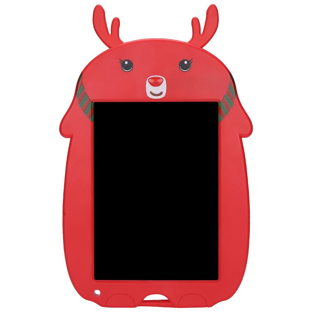 LCD Writing Tablet Christmas Deer Cartoon Red Children Electronic Drawing Graffiti Board