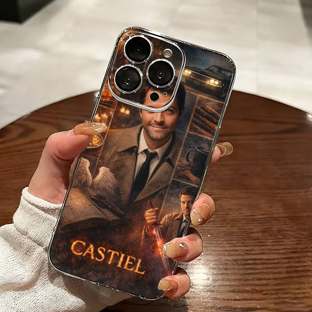 S-Supernatural Dean Castiel-L Phone Case Transparent Silicone Soft For iPhone 17 16 15 14 13 12 11 Mini Pro Max Plus iPhone13PROMAX