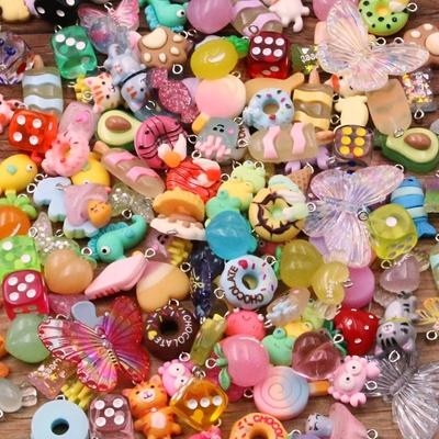 5 τεμ./Παρτίδα ή 20 τεμ./Παρτίδα 80 στυλ Mix Fruit Animals Σκουλαρίκια καραμέλας από ρητίνη Γούρια Diy Findings Βραχιόλια με μπρελόκ Κρεμαστό για κατασκευή κοσμημάτων