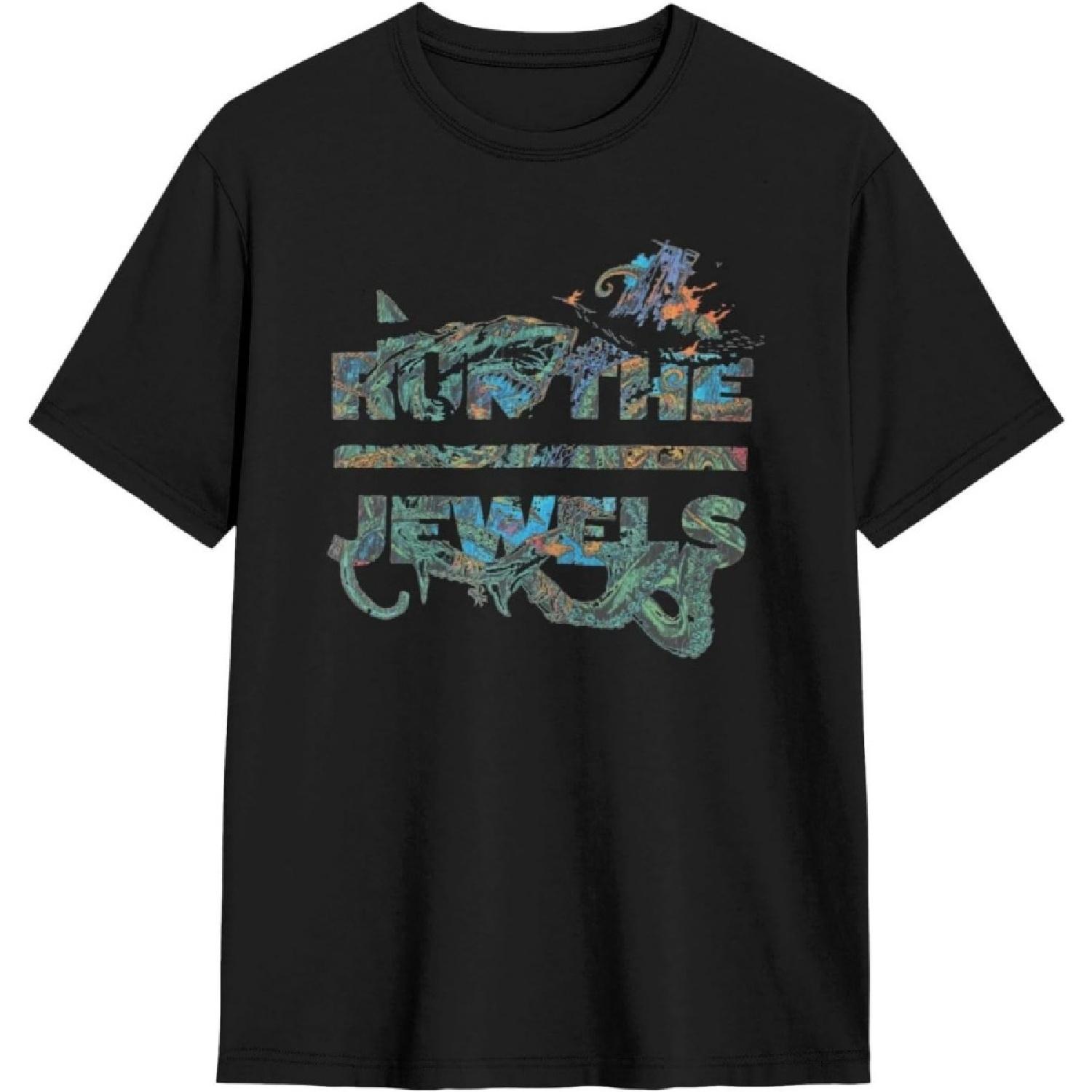 

Short Sleeve T-Shirt Run The Jewels T-Shirts for Men and Women Running Shirts Workout Shirt(1) XXXXXL різнокольоровий