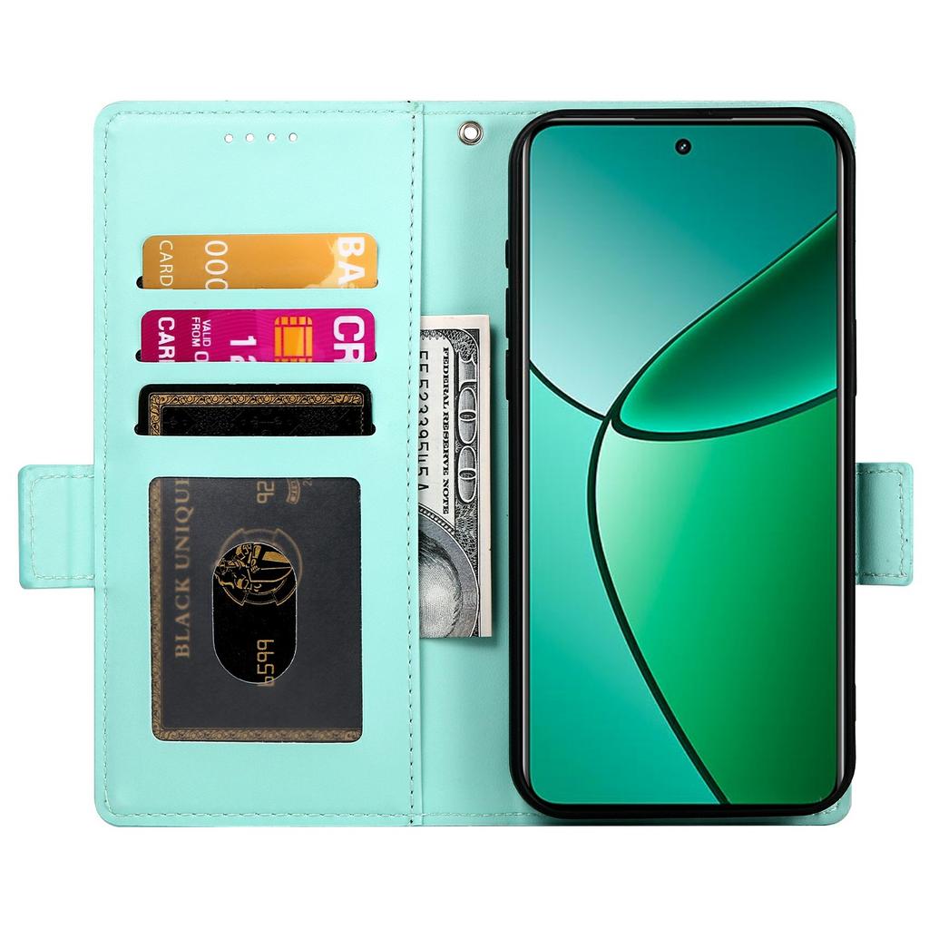 Dla Realme 14 5G Etui z podstawką Skórzany portfel Pokrowiec na telefon
