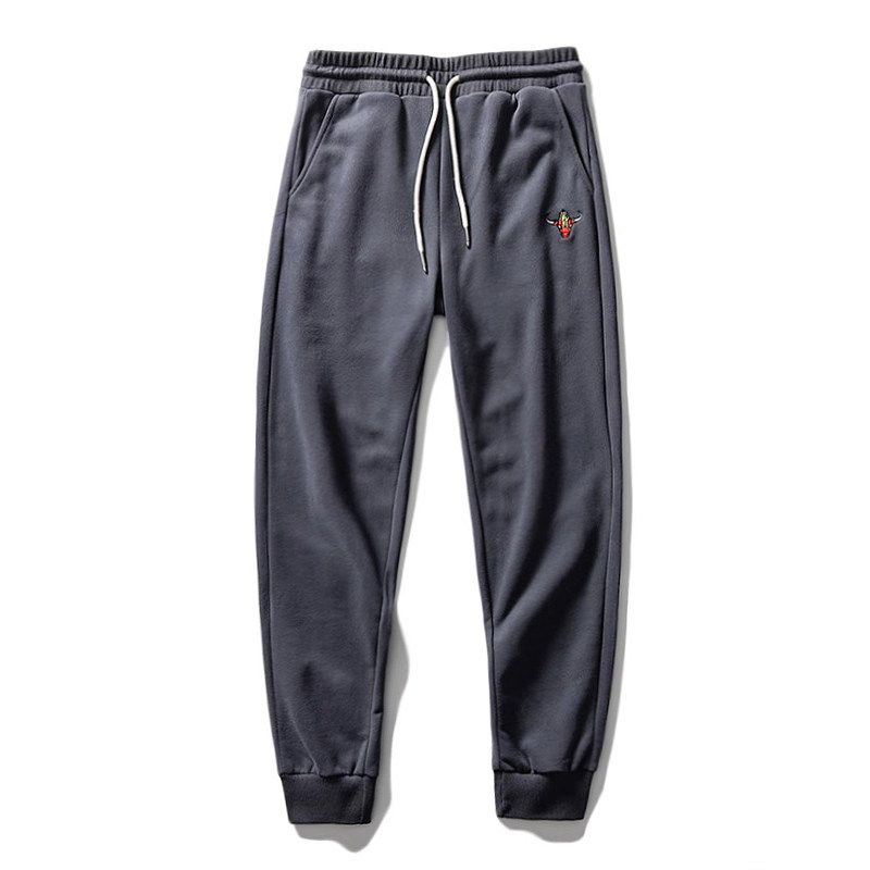Foreign Trade Cut-off Label Autumn and Winter Export Original Order Casual Men s Trousers Iron Gray 3XL