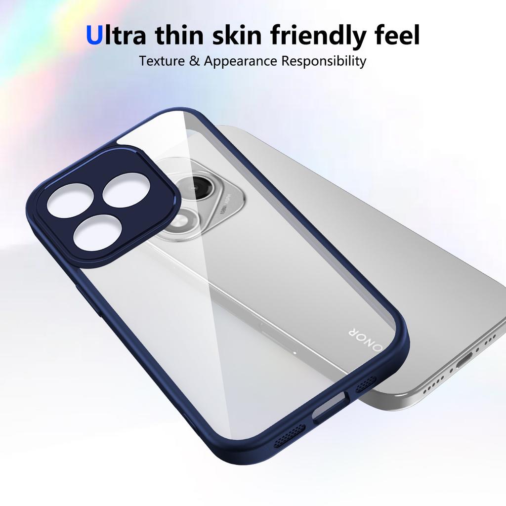 For Honor 600 Lite Four-corners Shockproof Transparent Case for Honor600 Lite 600lite Anti-drop Matte Hard Silicone Edge Cover