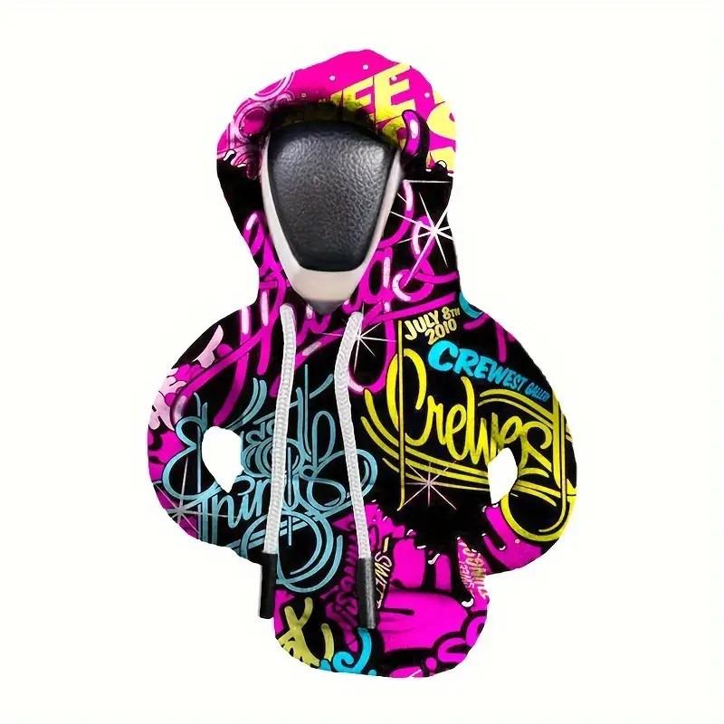 Car Gear Shift Hoodie Decoration Funny Gear Shift Cover Mini Universal Shift Knob Hoodie Cover for Car Interior Accessories Gift