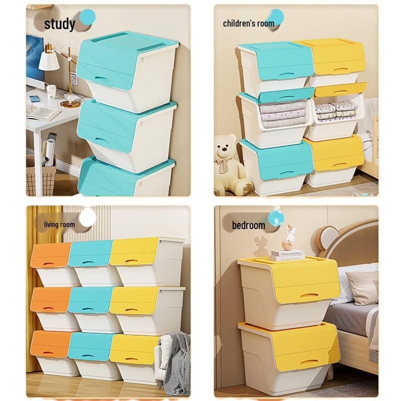 Flip-Top Storage Box for Clothes
