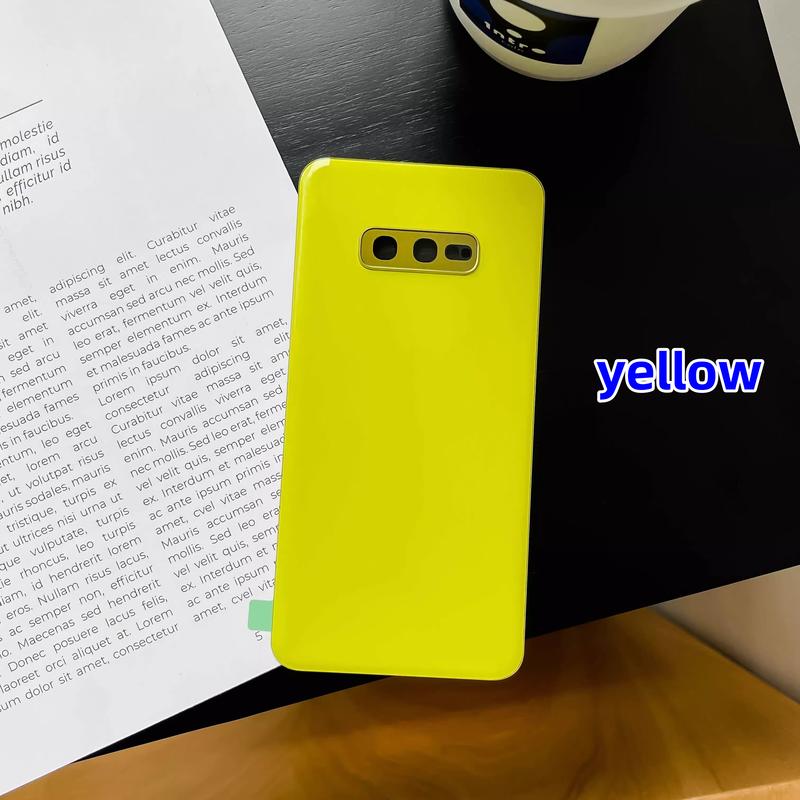 Back Glass Back Cover for Samsung Galaxy S10E SM-G9700 G970N/W G970U1 Battery Cover Housing Cover Repair Parts Battery Door