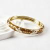 Enamel Flower Bangle Traditional Women's Hand Bracelet Vintage Cloisonne Bangle  Jewelry Gifts
