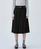Marop 3113 Pleated Skirt (Black)