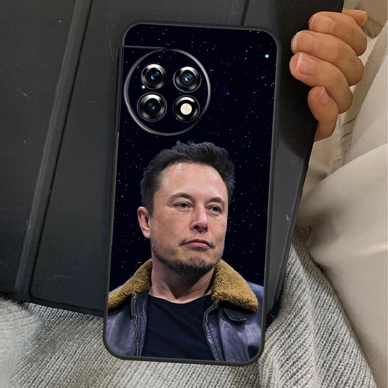 Elon Musk Case For OnePlus 15 13T 13 12 11 13R 12R 10R 10T 8T OnePlus Nord 5 CE 3 4 Lite N20 N30 Cover